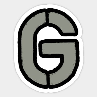 G Letter - Stencil Sticker